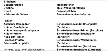 A menu of Nobis, Am Fließ