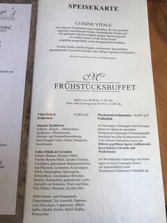 A menu of Meiser’s