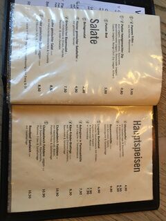 A menu of Feldstern
