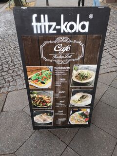 A menu of KuchenZeit