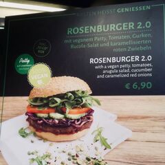 A menu of Rosenberger, Hohenems