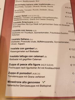 A menu of Don Camillo, Stadion Center