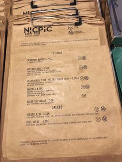 A menu of Nicpic