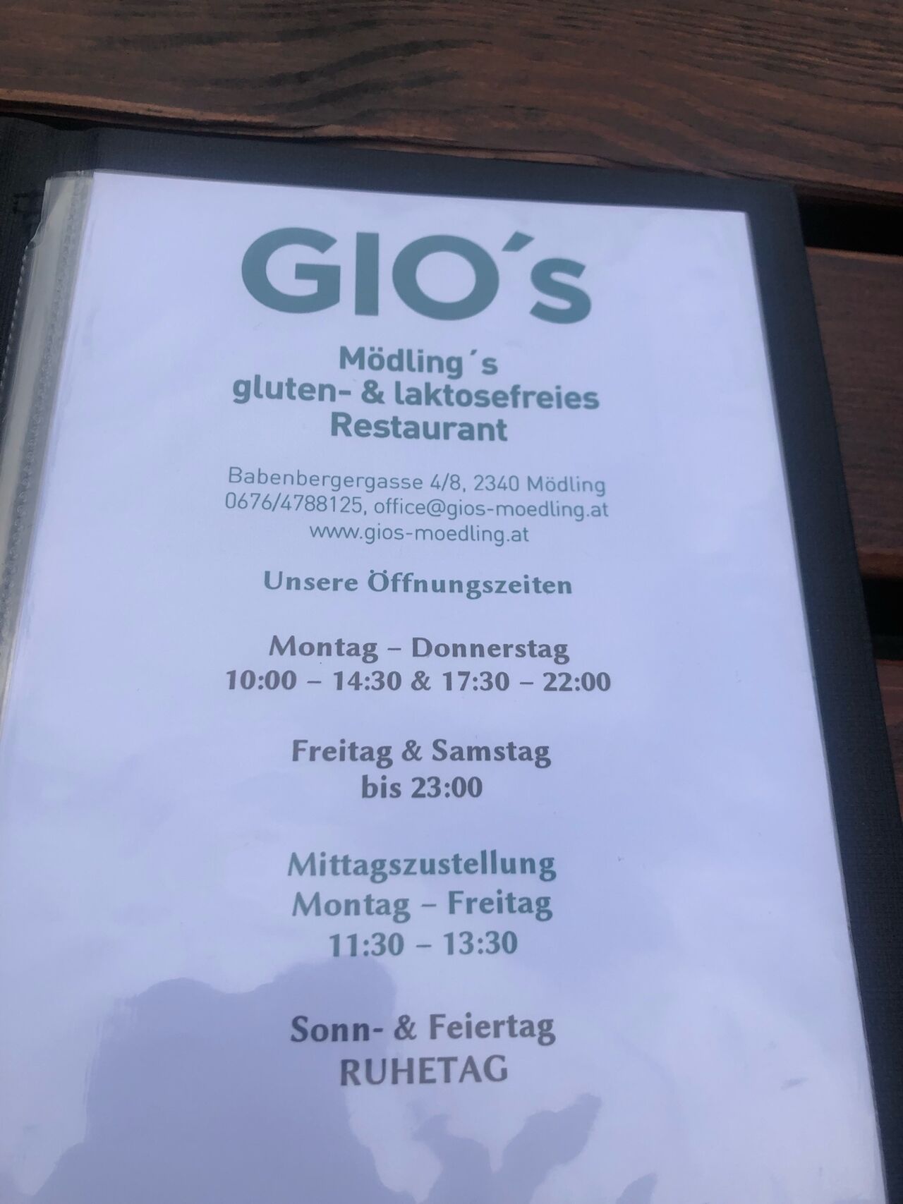 A photo of Gio’s
