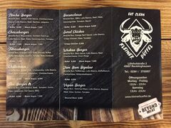 A menu of Kleiner Büffel