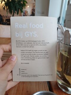 A menu of Gys, Voorstraat