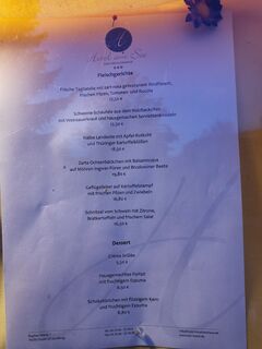 A menu of Das Mühlenhaus