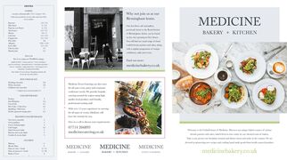 A menu of Medicine, Codsall