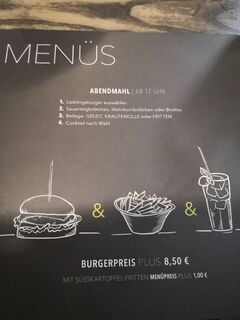 A menu of Hans im Glück, Altmarkt