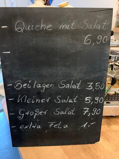 A menu of Fräulein Mayer