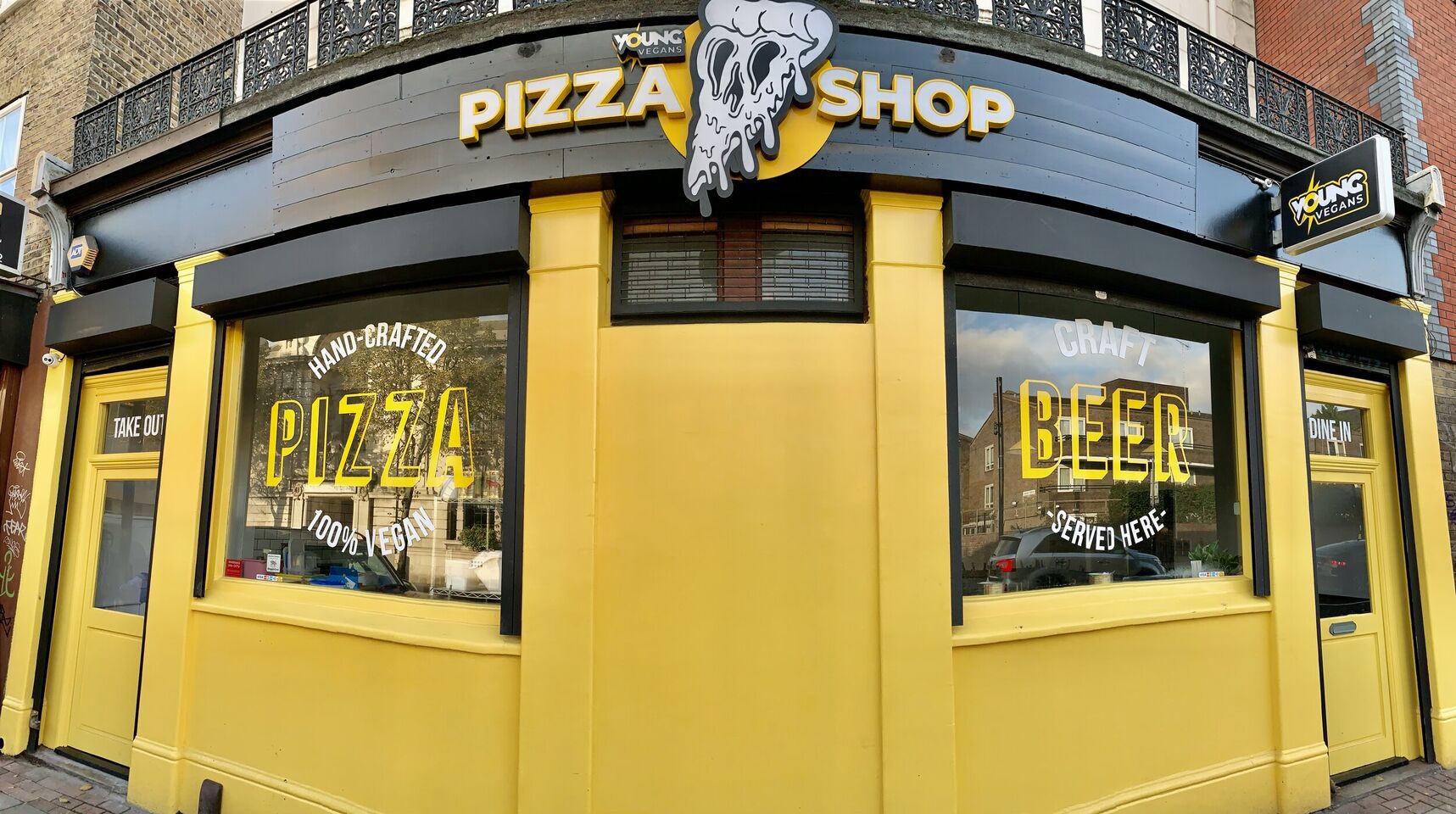 A photo of Young Vegans Pizza Shop