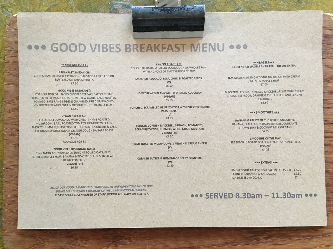 A photo of Good Vibes Café