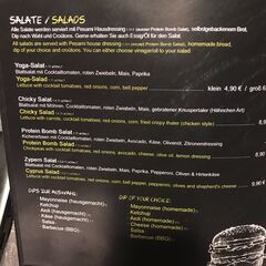 A menu of Pesami Kleve