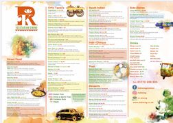 A menu of RK Dining