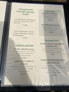 A menu of Marktblick
