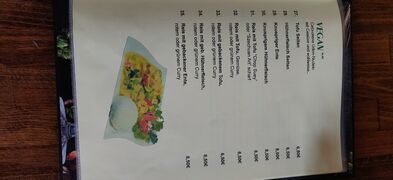 A menu of Thuy Phat