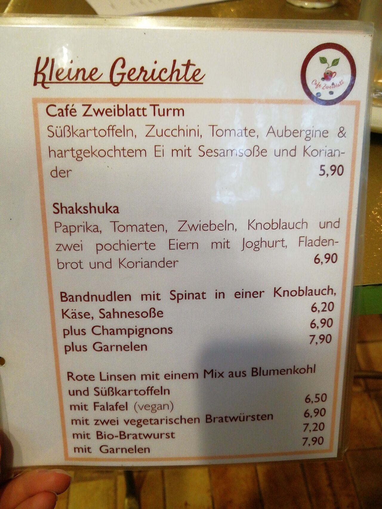 A photo of Café Zweiblatt