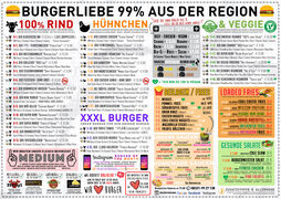 A menu of Burgermeister Terminal 23