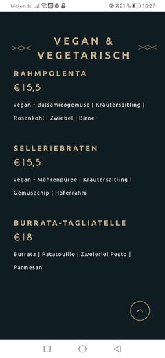 A menu of Maximilians