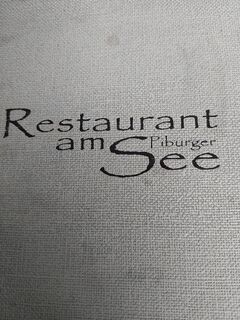 A menu of Restaurant am Piburger See